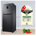 Refrigerator: Samsung 301 L, 2 Star, Convertible 5-in-1 Digital Inverter, with Display Frost Free Double Door Refrigerator (RT34C4522B1/HL, Black Matt, 2023 Model)